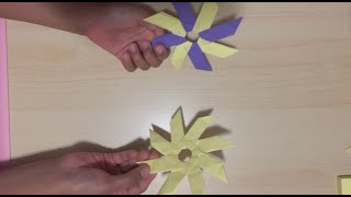 How to make a Paper Ninja star easy [upl. by Seessel]