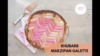 Rhubarb Marzipan Galette [upl. by Fishman]