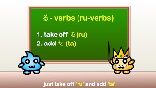 Japanese Grammar  Plain Past Form of Japanese Verbs [upl. by Rahsab113]