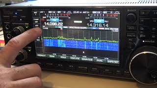 Icom IC7610 Spectrum ScopeWaterfall Settings And Features [upl. by Darton]