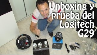 Volante Logitech G29 unboxing y primeras impresiones en español para PS4  Selagon Geek [upl. by Nola]