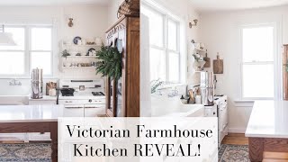 Victorian Farmhouse Kitchen REVEAL [upl. by Ranite122]