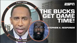 Stephen A thinks the Giannis amp Damian Lillard pairing is a PERFECT FIT 🍿  First Take [upl. by Buell]