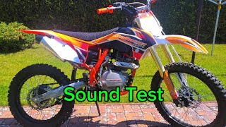 Sound testpitbike minirocket pitrock 250cc [upl. by Morgun]