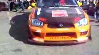 D1GP STI WRX team Orange in motion [upl. by Saffier]