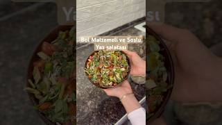 Mis gibi Bol malzemeli ve soslu Yaz salatası 🥗🥗😍✨ pratiktarifler salad akşamyemegi salata [upl. by Adaran194]