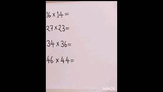 Amazing Multiplication Maths TricksMaths Learning Tricksmathskillsmathstricksytshortsviral [upl. by Leinehtan819]