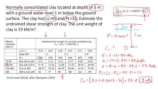 How to Estimate Undrained Shear Strength of Clay Using Its Plasticity [upl. by Atilamrac]