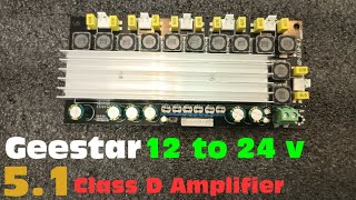 class D amplifierGeestar 51 Class D AmplifierTPA 3116 class D Amplifier [upl. by Olympia]