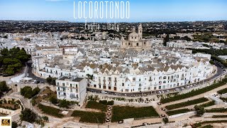 🇮🇹 4K drone video of Locorotondo Puglia Italy [upl. by Ylicis685]