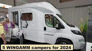 5 WINGAMM campers for 2024 [upl. by Nairred]