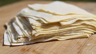 Homemade Wonton Wrappers  馄饨皮  Morgane Recipes [upl. by Nebe]