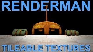 Renderman 21 Tileable Texture Tutorial [upl. by Ennove578]