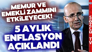 Memur Maaş Zammı ve Emekliye Zammı Etkileyecek 5 Aylık Enflasyon Rakamı Açıklandı [upl. by Biagio]