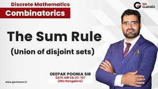 Lecture 2  The Sum Rule of Counting  Combinatorics  Discrete Mathematics  Deepak Poonia [upl. by Nichole]