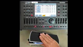 Ketron SD90 Using a Midi Expression Pedal to Control any of the 4 main voices [upl. by Kinelski]