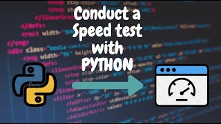 Make a speed Test bot with Python  Using speedtestcli  Easy Code  5 min tutorial [upl. by Fenn505]