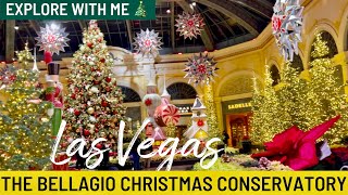 Bellagio Christmas Conservatory Las Vegas 2022 [upl. by Ahsimit]