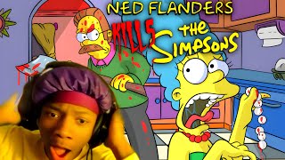 NED FLANDERS FINALLY KILLS HOMER SIMPSON AFTER HE STOLE HIS BIBLE [upl. by Annailuj]