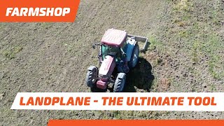 The Landplane  one of the best ways to smooth out pugged paddocks [upl. by Mya]