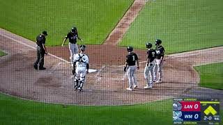 Lansing Lugnuts Austin Beck hits grand slam home run vs West Michigan 72221 [upl. by Hawken934]