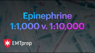 Epinephrine 11000 v 110000 [upl. by Jereld529]