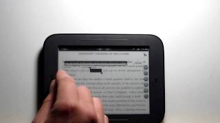 Nook Touch PDF Review  Stock and Rooted with Android Apps [upl. by O'Kelly975]