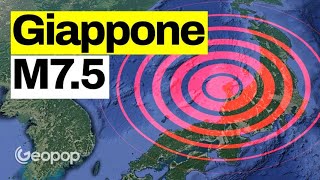 La spiegazione geologica del violento terremoto M75 che ha colpito il Giappone il 1 Gennaio 2024 [upl. by Adnilreh265]