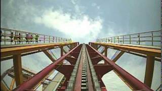 Dive Coaster Roller Coaster Front Seat POV Chimelong Paradise China [upl. by Anividul]