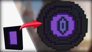 How To Transform a NETHER PORTAL  Minecraft [upl. by Hazeghi]