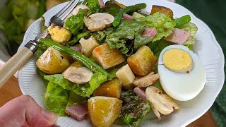 Salade Parisienne  Recette rapide facile mais surtout délicieuse [upl. by Nancey676]