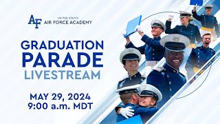 2024 United States Air Force Academy Graduation Parade [upl. by Aiykan]