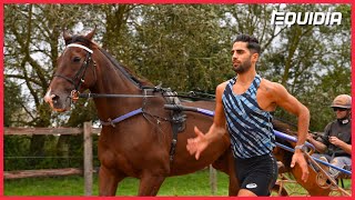 ATHLÈTE OLYMPIQUE VS CHEVAL DE COURSE ⚡  Louis Gilavert rencontre Thibault Lamare [upl. by Farica]