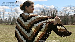 How To Crochet A Beautiful Shells Shawl  Crochet Shawl  EASY [upl. by Prudie391]