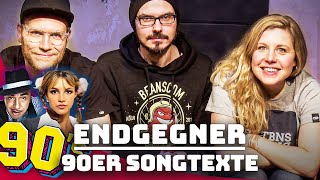 Songtexte der 90er  Endgegner Spezial  Gregor vs Anja amp Nils [upl. by Hamon]