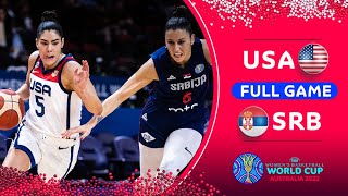 QUARTERFINALS USA v Serbia  Full Basketball Game  FIBA Womens Basketball World Cup 2022 [upl. by Lekym]