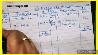 DEATH OF PARTNER EXECUTORS ACCOUNT  XII CLASS ACCOUNTANCY  IMPORTANT TOPICS [upl. by Trevethick]