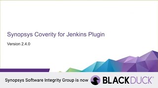 How to Integrate Coverity Static Analysis for Jenkins Plugin  Synopsys [upl. by Les]