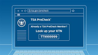 TSA PreCheck Travel with Ease – Known Traveler Number [upl. by Elberfeld896]