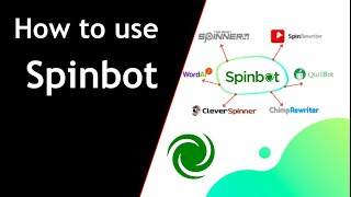 How to use Spinbot  Spinbot Paraphrasing Tool [upl. by Solon]