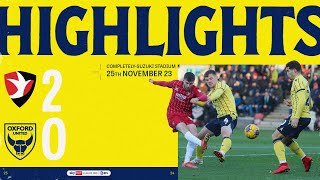 Cheltenham Town v Oxford United highlights [upl. by Mosra144]