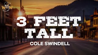 Cole Swindell  3 Feet Tall Lyrics [upl. by Pinckney581]