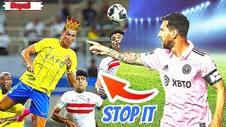 Messi amp Ronaldo Ko Babaal Performance [upl. by Amocat867]