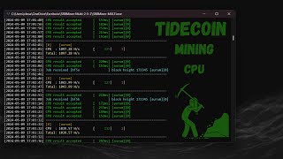 Parte05 COMO EMPEZAR A MINAR TIDECOIN CON CPU BAJOS RECURSOS ¶ WINDOWS 🚀 [upl. by Anoyi]