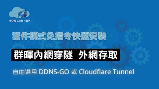 群暉內網穿隧 外網存取 套件模式不需任何指令快速完成 DDNS  Cloudflare Tunnel 完整教學 CC字幕 [upl. by Ramyaj31]