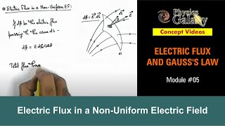 Class 12 Physics  Electric Flux  5 Electric Flux in a NonUniform Electric Field  For JEE amp NEET [upl. by Garris667]