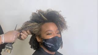 Cap streaking On hairs How to hightlight hairs  professional methodtipstrick with keune brand [upl. by O'Conner]