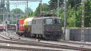 SBB Ae 66 quot11438 Liestalquot in Thun 220611 [upl. by Ademordna]