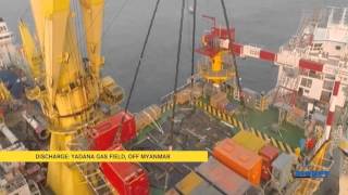 BigLifts Happy Star delivers key part of Yadana field extension offshore [upl. by Gerek170]