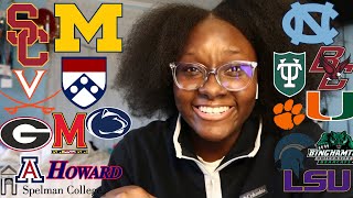 COLLEGE DECISION REACTIONS 2021  UMICH UPENN USC UNC UVA 13 MORE [upl. by Filberte]